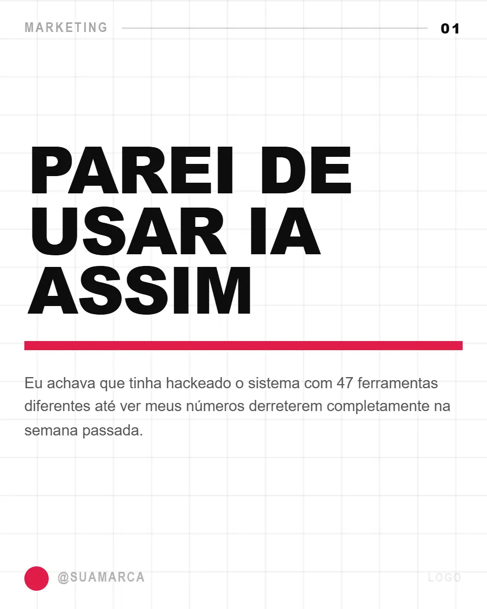 Branco Vermelho Slide 1