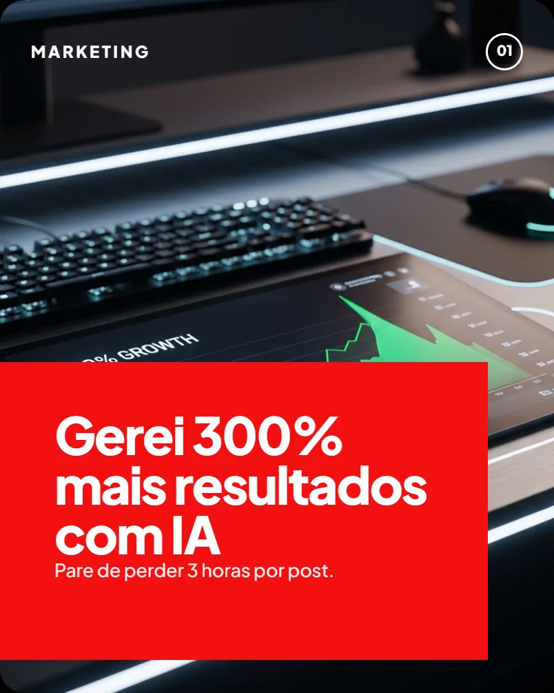 Exemplo de carrossel no design vermelho suíço